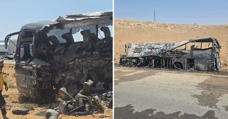Tragedia na drodze w Syrii. 35 osób nie żyje po zderzeniu autobusów