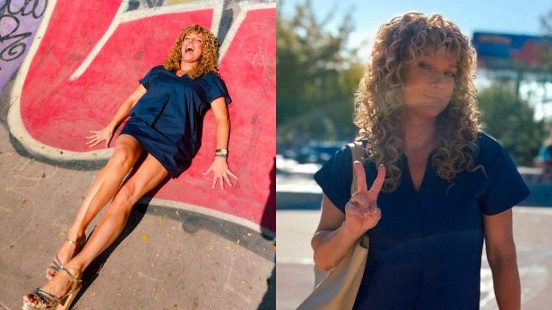 Joanna Liszowska eksponuje nogi do nieba