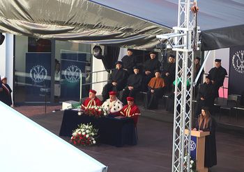 Zamość: Scena na dziedzińcu została uszkodzona