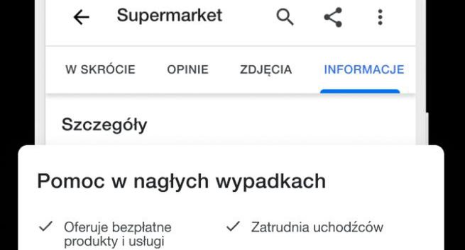 Google ze wsparciem dla uchodźców z Ukrainy. Dodatkowe informacje w wyszukiwarce i Mapach