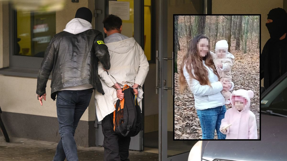 doprowadzenie podejrzanego
Pozna�, 20.11.2023. 42-latek (C), podejrzany o zab�jstwo swojej �ony i dw�ch c�rek w Puszczykowie, doprowadzany do siedziby Prokuratory Okr�gowej w Poznaniu, 20 bm. (jk/amb) PAP/Jakub Kaczmarczyk ***UWAGA!!! ZAKAZ PUBLIKACJI DANYCH OSOBOWYCH I WIZERUNKU PODEJRZANEGO***
Jakub Kaczmarczyk
doprowadzenie, morderstwo, prokuratura, Puszczykowo, zab�jstwo