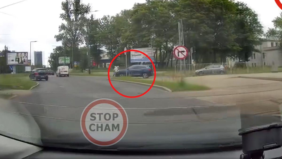 Potrącenie na przjeściu dla pieszych.