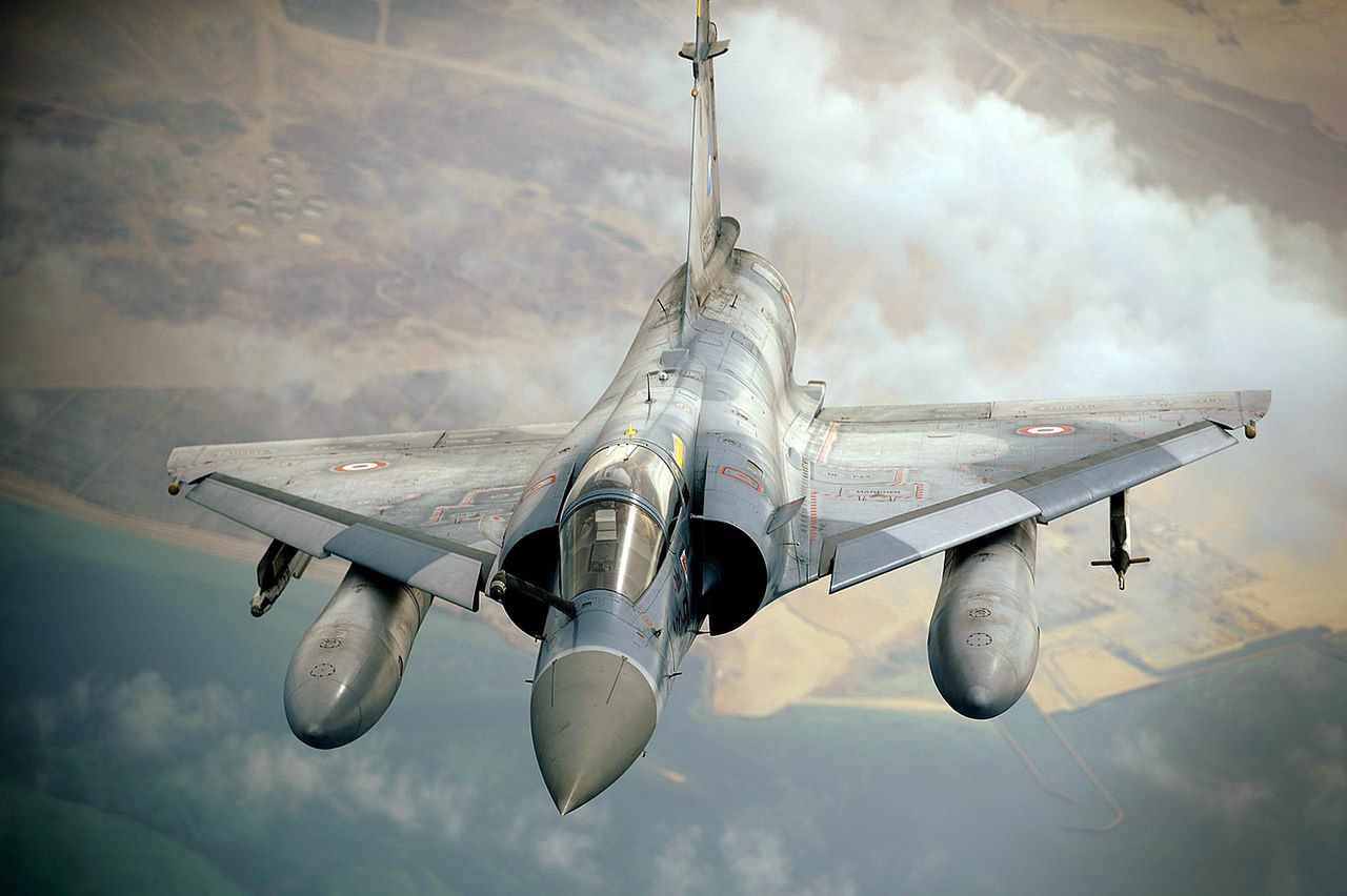 Mirage 2000 in the colors of the French Air Force