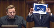 Tymczasem w Sejmie: "Kim jest Kurski? Proponuję, żeby zmienił logo TVP na Telewizja Partyjna!"