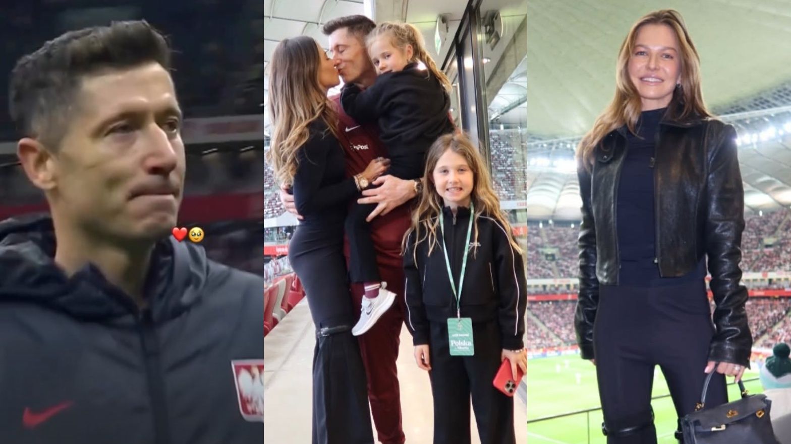 Robert Lewandowski otrzymał silne wsparcie od żony i córek