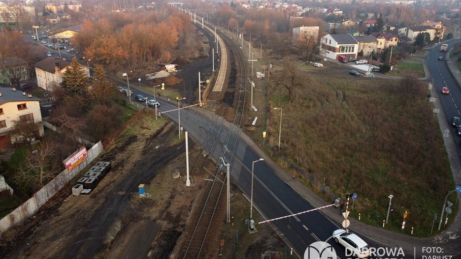 Dąbrowa Górnicza. Przejazd przez centrum miasta jest mocno utrudniony.
