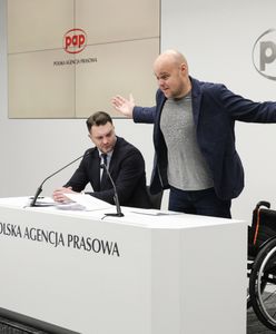 Kuriozalna konferencja Łukasza Mejzy. "Skrajnie obrzydliwa kreatura"