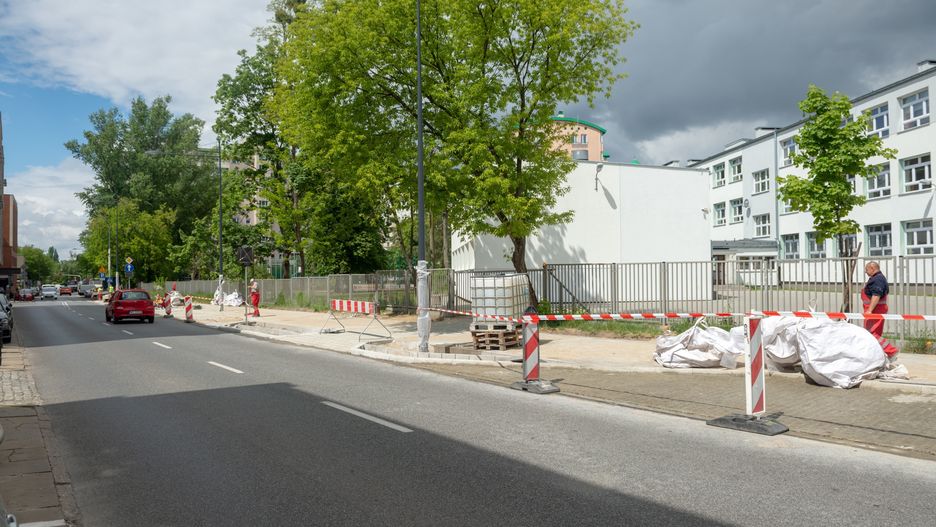 Warszawa. Zmiany na ulicy Żytniej (fot. Zarząd Dróg Miejskich)