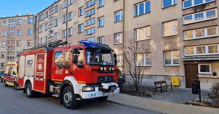 Zatrucie czadem w Sandomierzu. 20-latek trafił do szpitala