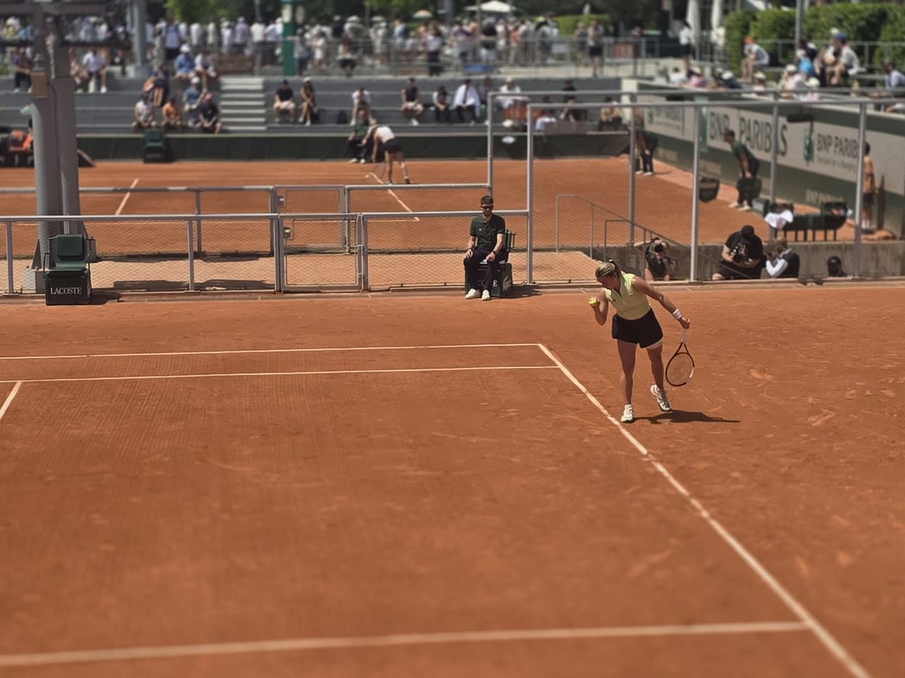 Mecze na kortach Roland Garros