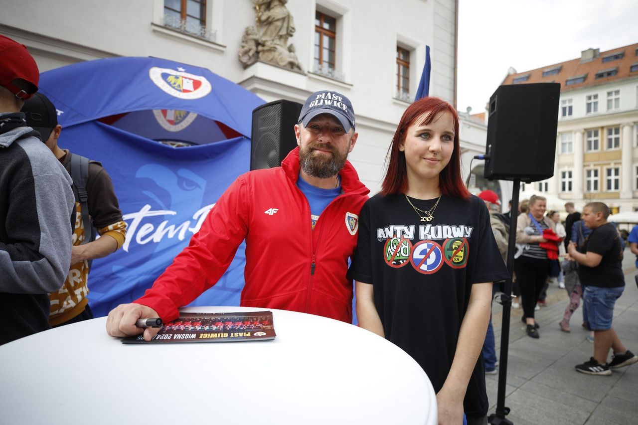 Piłkarze Piasta Gliwice spotkali się z kibicami. Zbliżają derby z Górnikiem Zabrze
