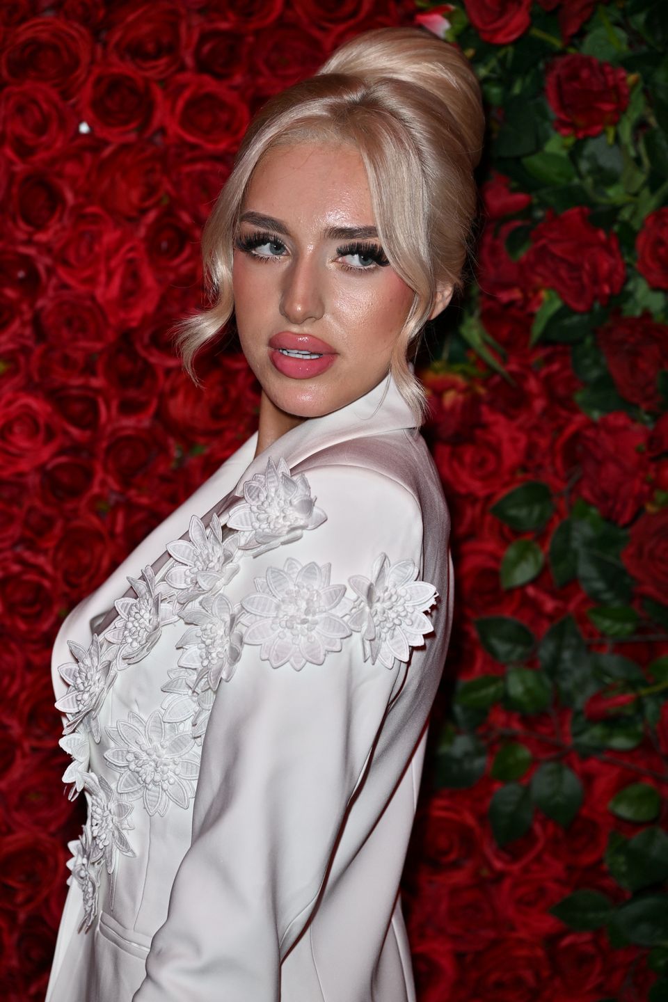 Caroline Derpienski na pokazie własnej kolekcji ubrań