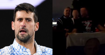 Ojciec Novaka Djokovicia bawił się ze zwolennikami Putina podczas Australian Open: "Niech żyje Rosja" (WIDEO)