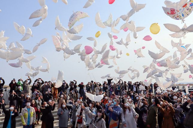 Japonia. 10. rocznica katastrofy tsunami i trzęsienia ziemi 