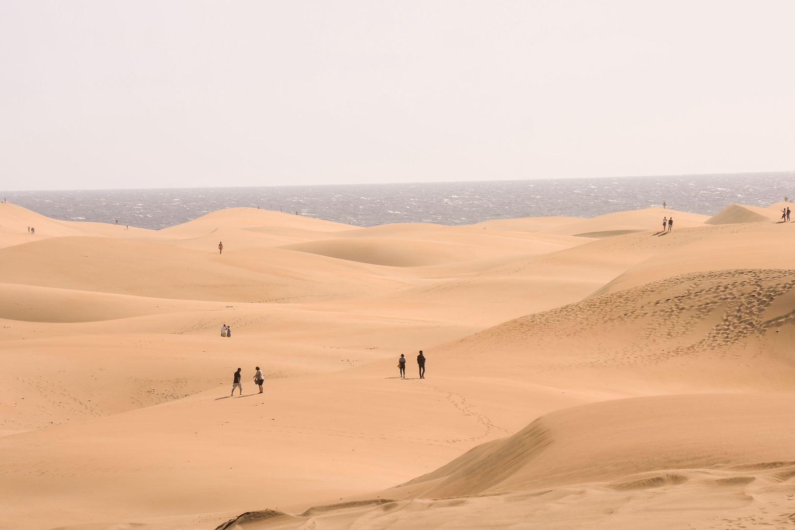 Wydmy w Maspalomas na Gran Canarii
