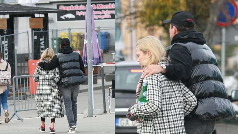 Misiek Koterski i Dagmara Bryzek na romantycznym spacerze