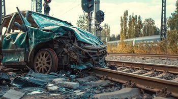 Wągrowiec: Wypadek na jednym z przejazdów kolejowych. Nie żyje 38-letnia kobieta