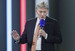 Kolejne kłamstwa Rosji. Pieskow mówi o "inscenizacji w Izium"