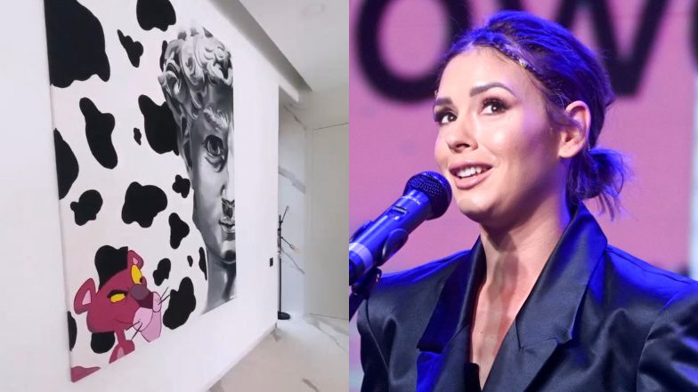 Klaudia Halejcio kupiła obraz za 18 tysięcy