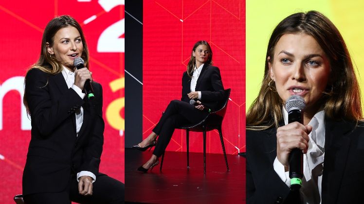 Anna Lewandowska zadaje szyku na kongresie