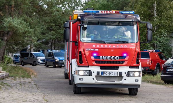 Ćwiczenia na lotnisku w Pile.