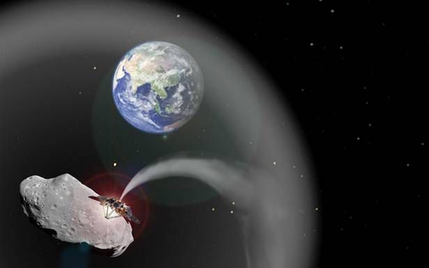Asteroida 1036 Ganymed uratuje Ziemię przed katastrofą klimatyczną? (Fot. Dvice.com)