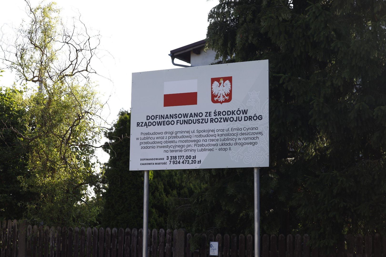 Remont ulicy Spokojnej w Lublińcu