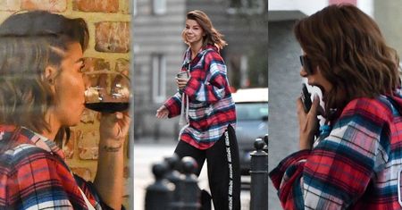Niewyspana Edyta Górniak wraca z babskich pogaduszek przy winie o wpół do siódmej nad ranem (ZDJĘCIA)