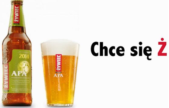 „Ż jest za krótkie, żeby nie spróbować” w reklamach piwa Żywiec APA i Białe (wideo)