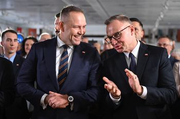 Andrzej Duda ocenia miesiąc Karola Nawrockiego
