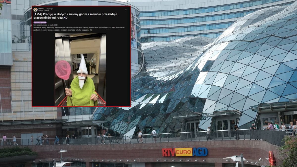 Jeden z pracowników miał zwolnić się ze Złotych Tarasów.