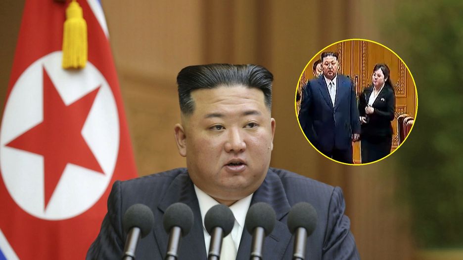 Kim Dzong Un i tajemnicza kobieta w parlamencie
