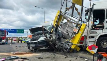Tragedia na A1. Policja opublikowała zdjęcia z miejsca wypadku
