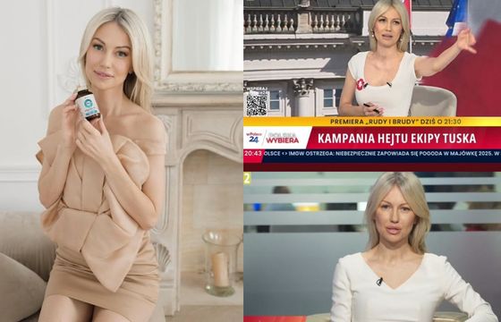 Nowa twarz Magdaleny Ogórek. Przepytuje polityków i promuje suplementy na Instagramie