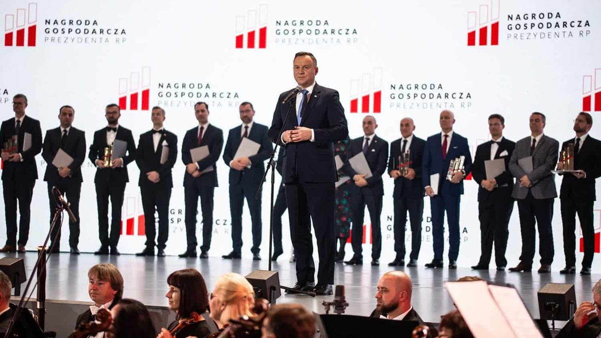 Prezydent RP Andrzej Duda, który objął patronatem honorowym Kongres 590