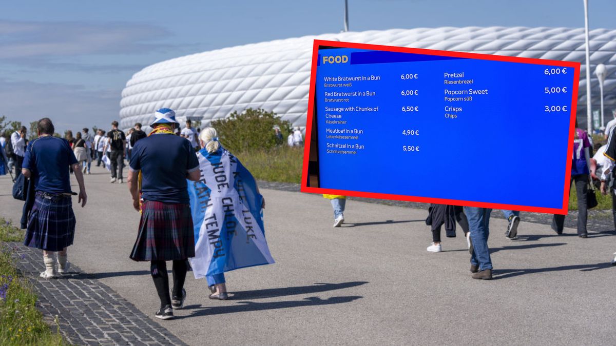 Ile trzeba zapłacić za jedzenie podczas Euro 2024?