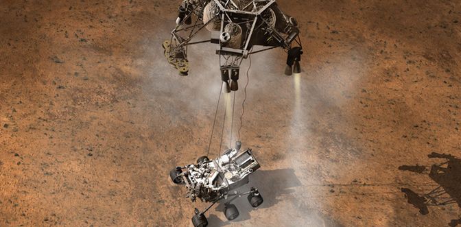 Jak NASA zamierza posadzić 900-kilogramowy pojazd na Marsie?