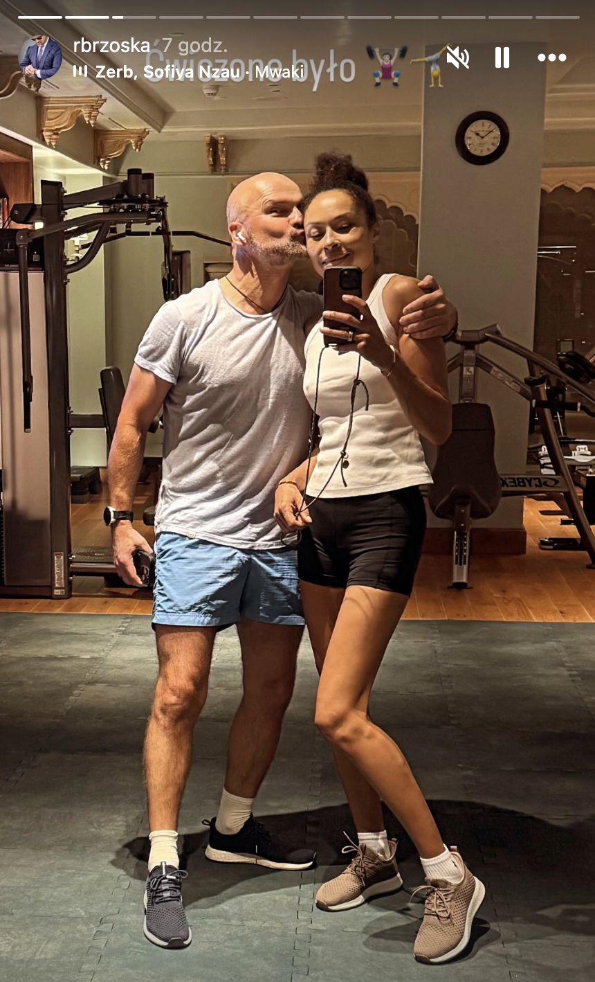 Omenaa Mensah i Rafał Brzoska