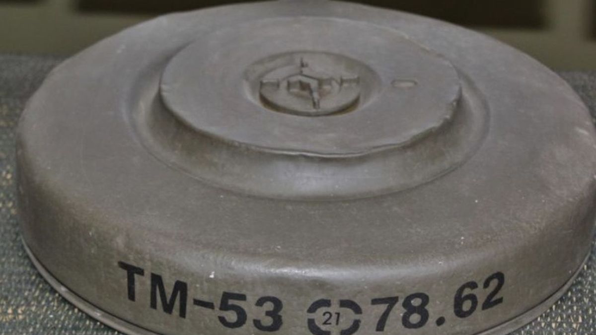 Minę przeciwpancerną przyniesiono do skupu złomu