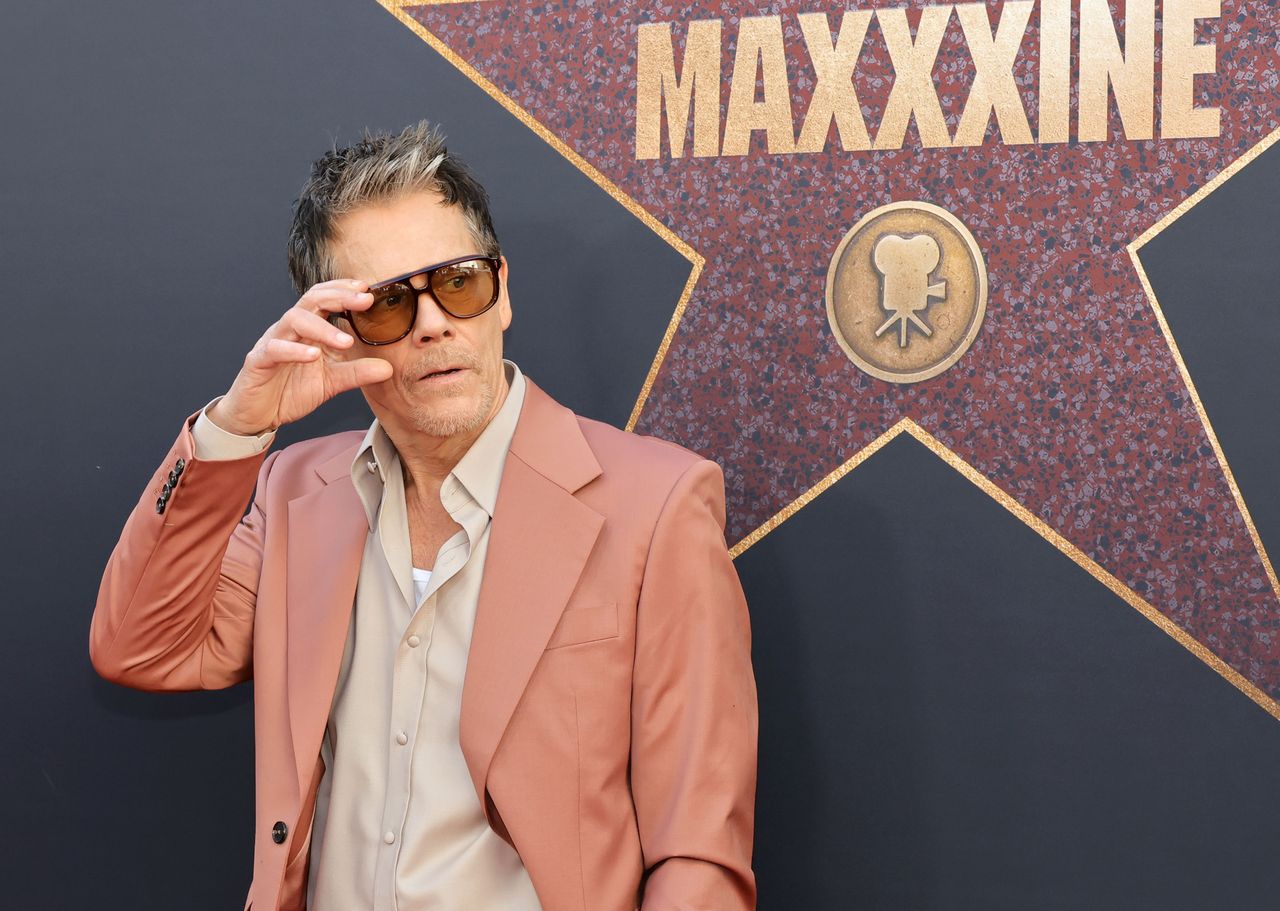 Kevin Bacon at the June premiere of "Maxxxine"