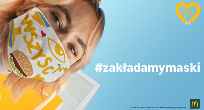 Holak rapuje w reklamie McDonald's o konieczności noszenia maseczek