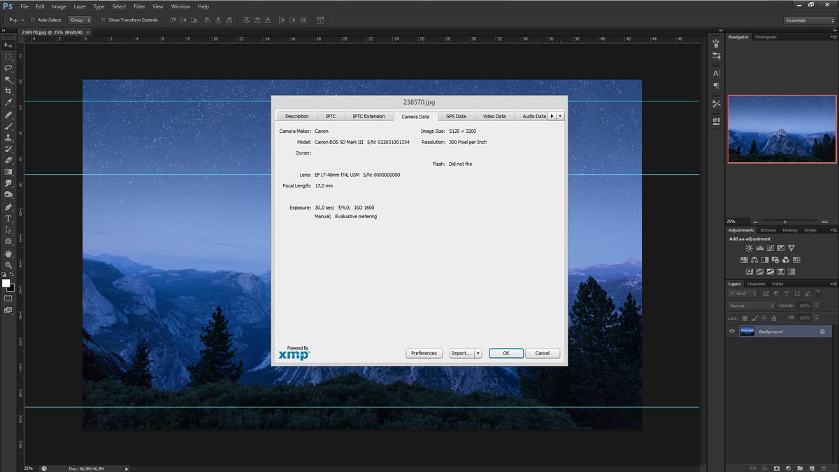 Zapominalscy projektanci Apple nie usunęli danych EXIF z tapety 1