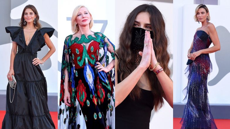Weronika Rosati i Kasia Smutniak na ceremonii zamknięcia Festiwalu w Wenecji (ZDJĘCIA)