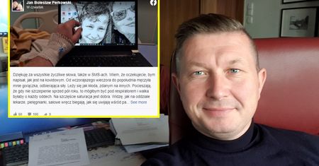 Dramatyczny wpis starosty ze szpitala. "Czuje się, że śmierć jest tuż"