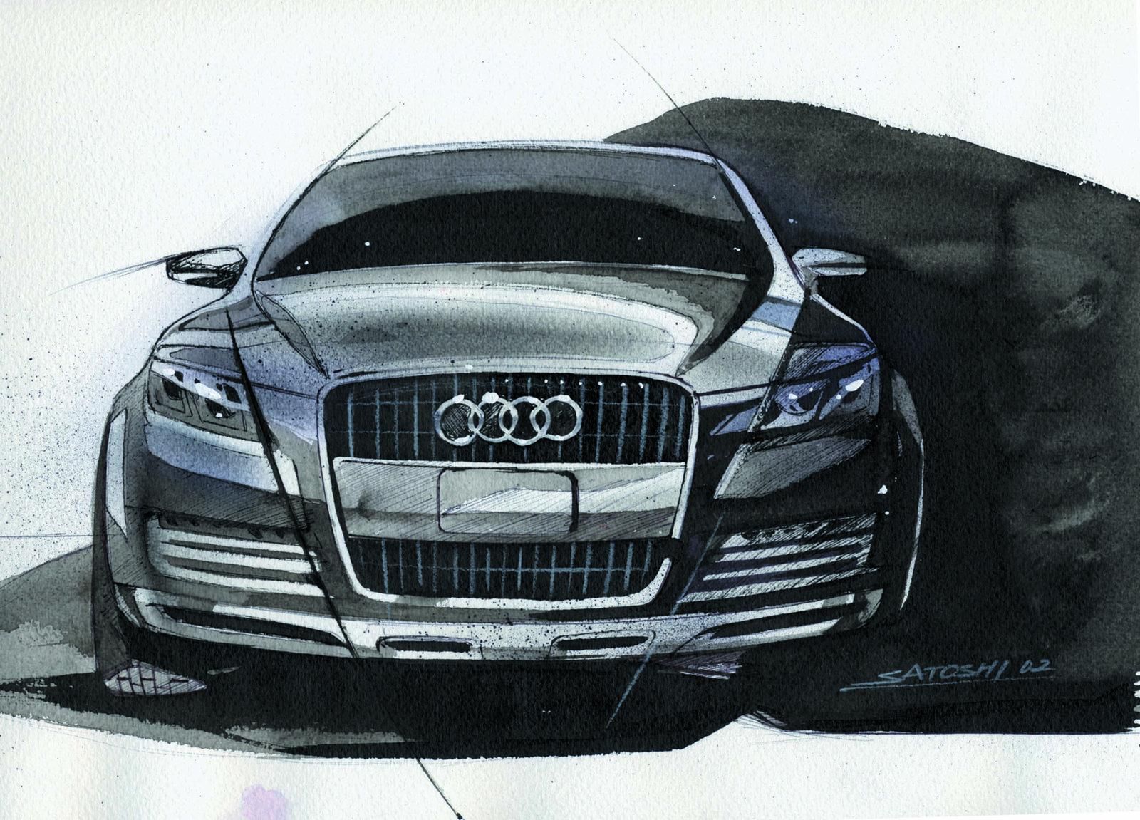 Szkic konceptu Audi Q6