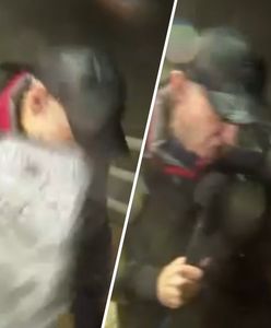 Działo się w nocy. Stał w oku huraganu, nagle coś nadleciało