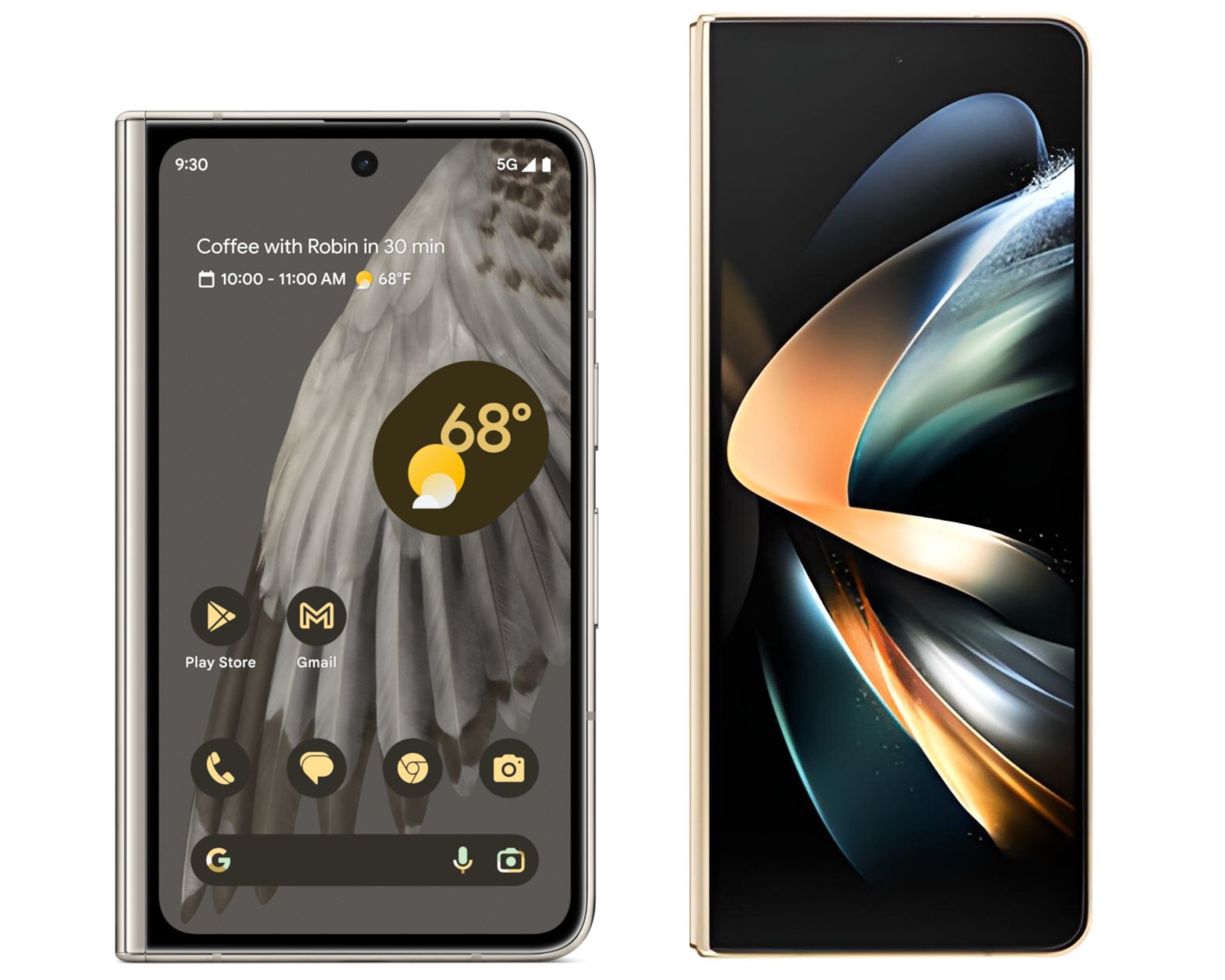 Google Pixel Fold i Samsung Galaxy Z Fold 4