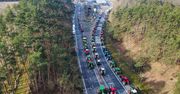 Rolnicy zablokowali przejście z Niemcami. Paraliż autostrady