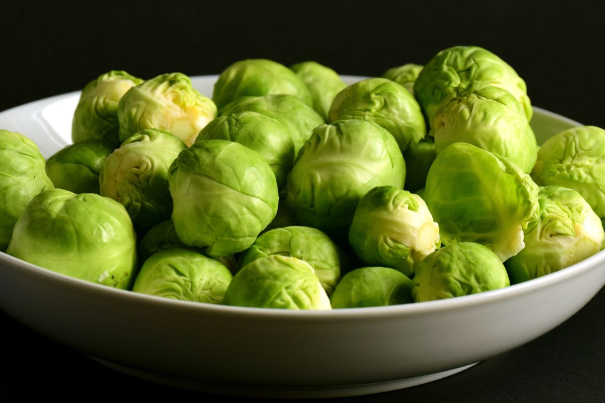 Add a few Brussels sprouts to the broth.