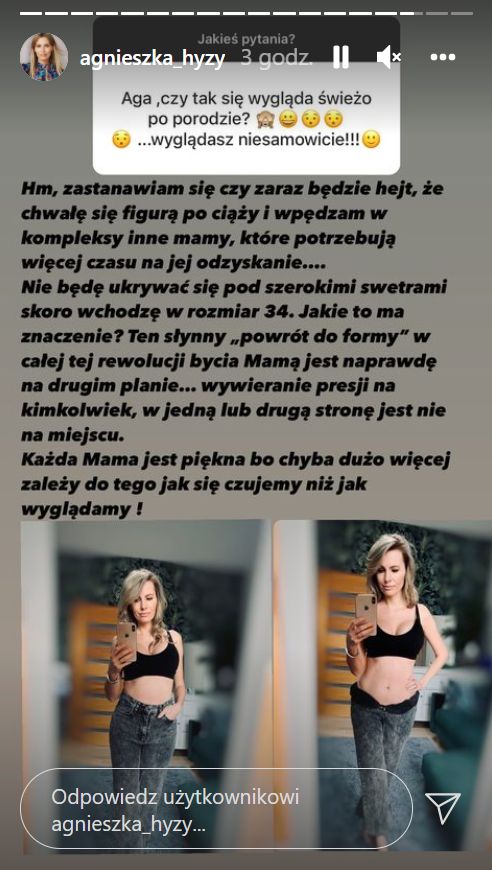 Hyży o potencjalnym hejcie na jej osobę